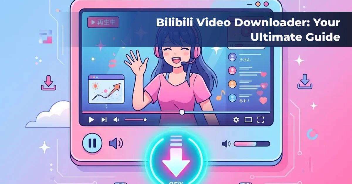 Visual guide showing Top Bilibili Video Downloader Tools & Apps for bilibili video downlownloader
