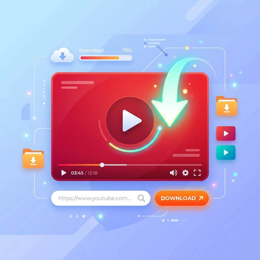 Visual guide showing Prepare Your Video with StormyVortex for youtube unlisted video upload steps